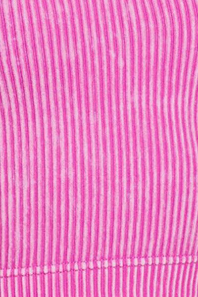 Washed Ribbed Cropped Tank