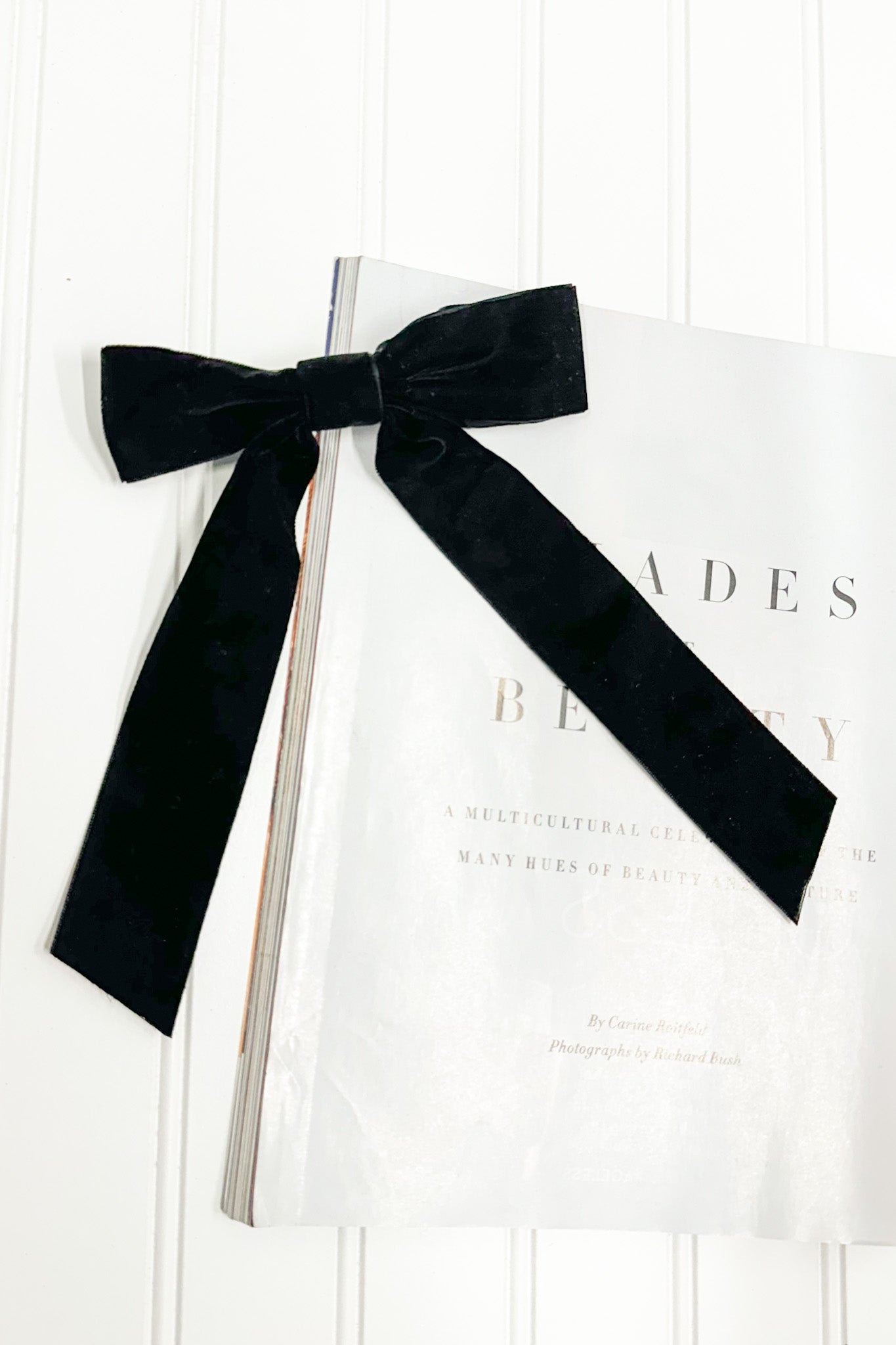 Timeless Poise Velvet Bow Hair Clip