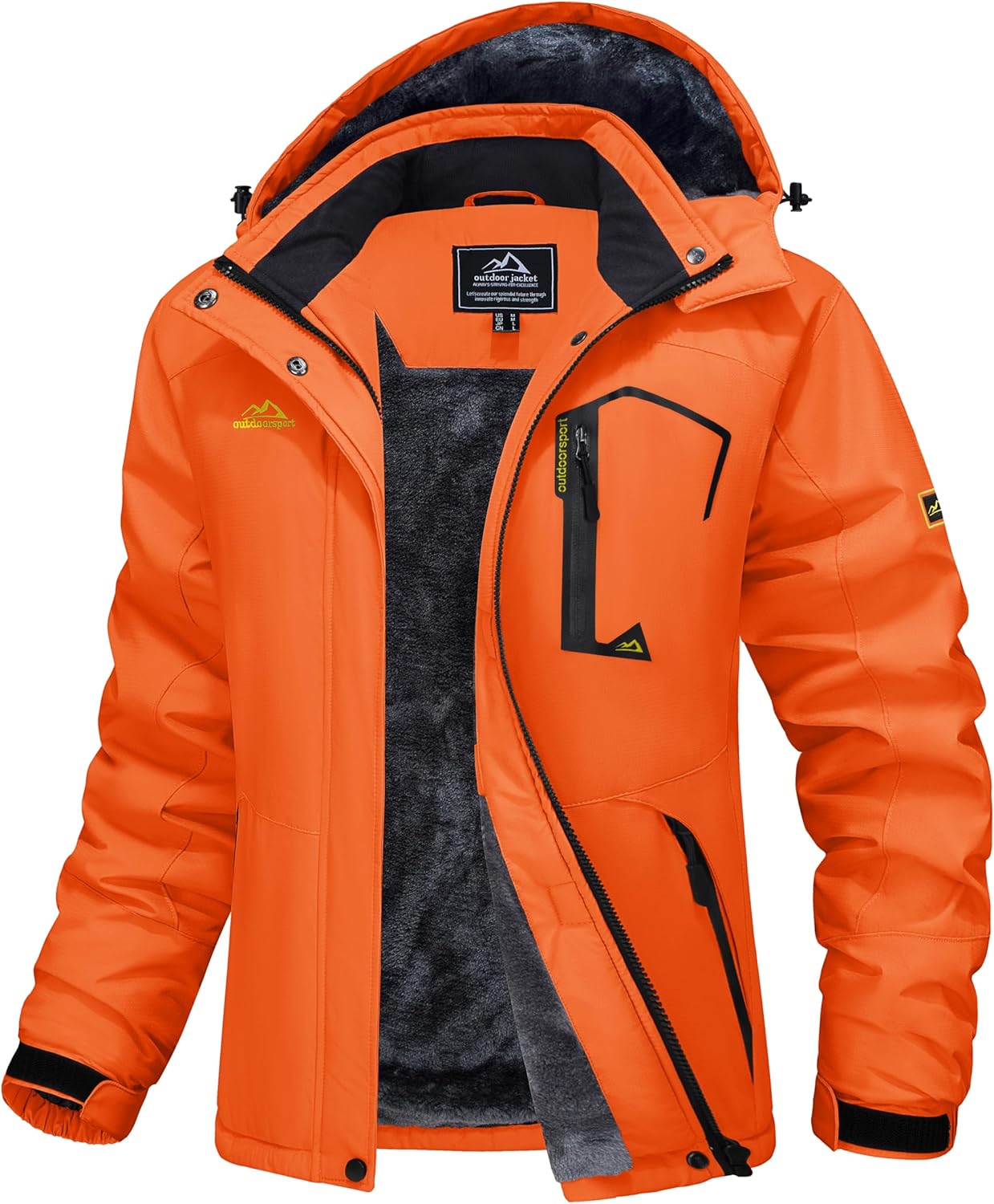 Ski Jacket Waterproof Insulated Snow Coat with Hood