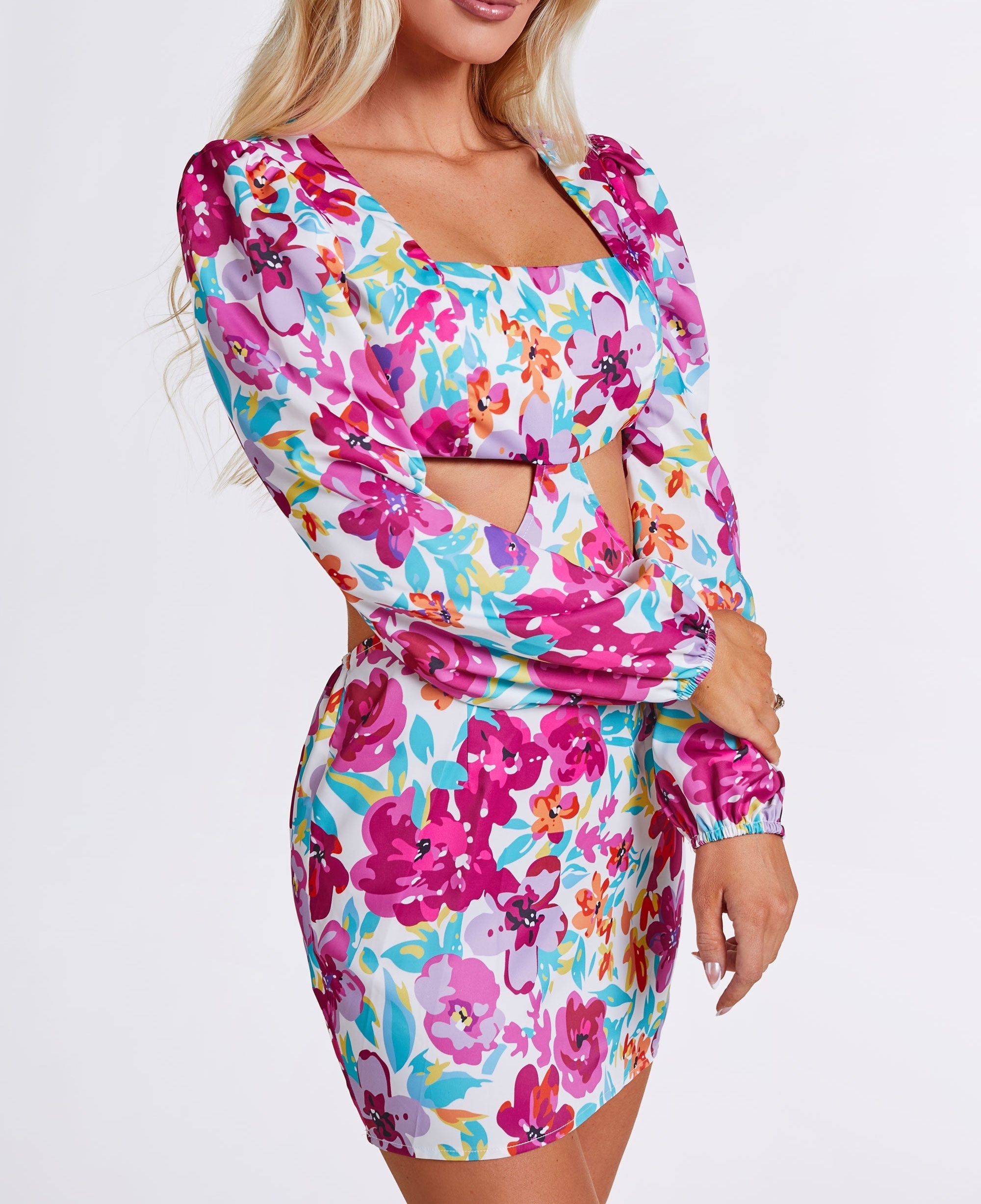 Luxe Mini Long-Sleeve Dress