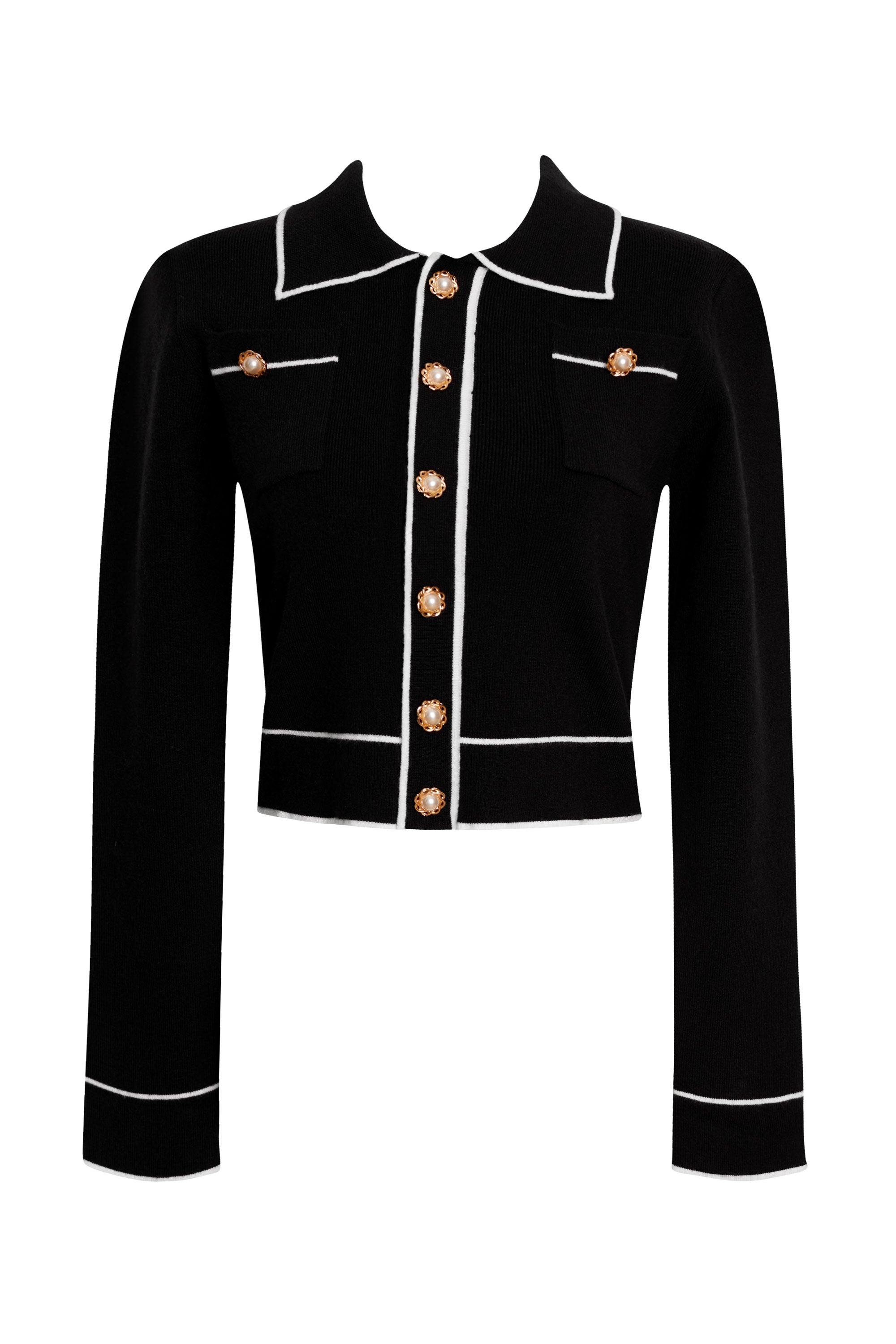 Timeless Collared Button Cardigan