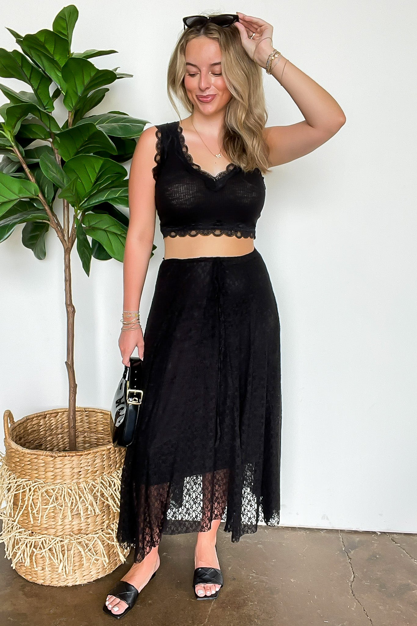 Lace Maxi Skirt