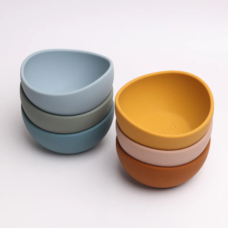 Colorful Silicone Wave Bowls