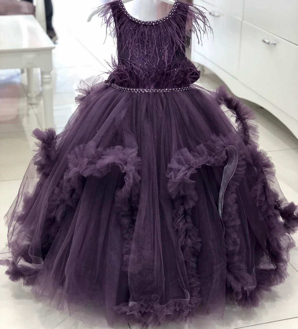 Dark Magenta Cinderella Dress