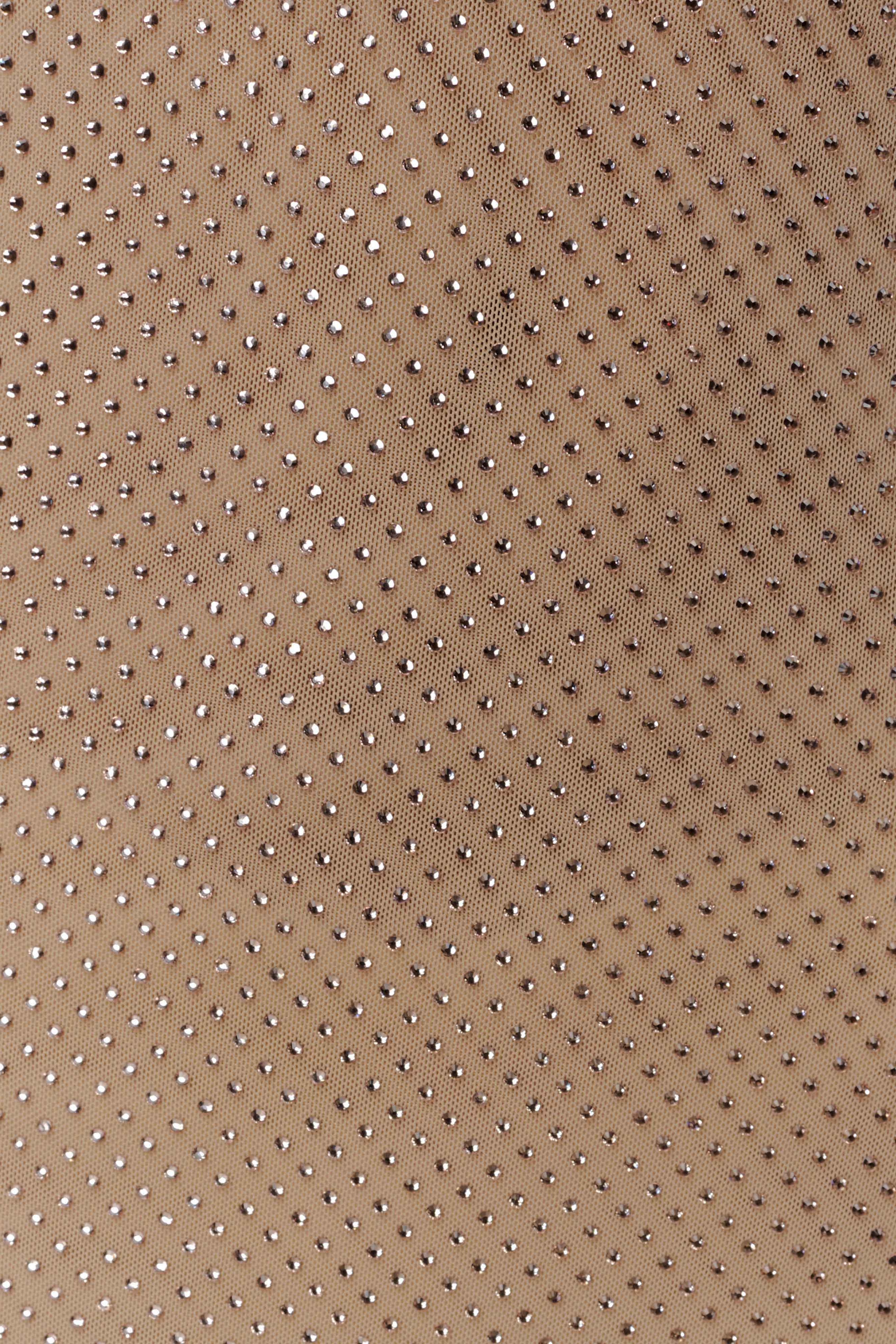 Gold Halter Neck Diamante Maxi Dress