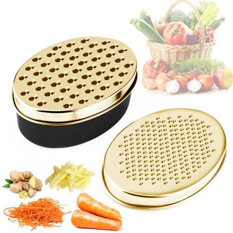 Double-Sided Oval Box Cheese/Veggie Grater