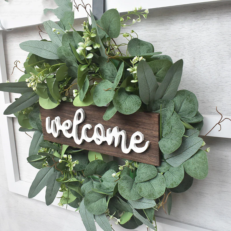 Rabbit Ear Golden Eucalyptus Wreath