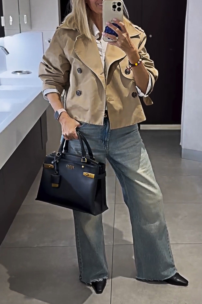 Women's Stylish Polo Short Jacket