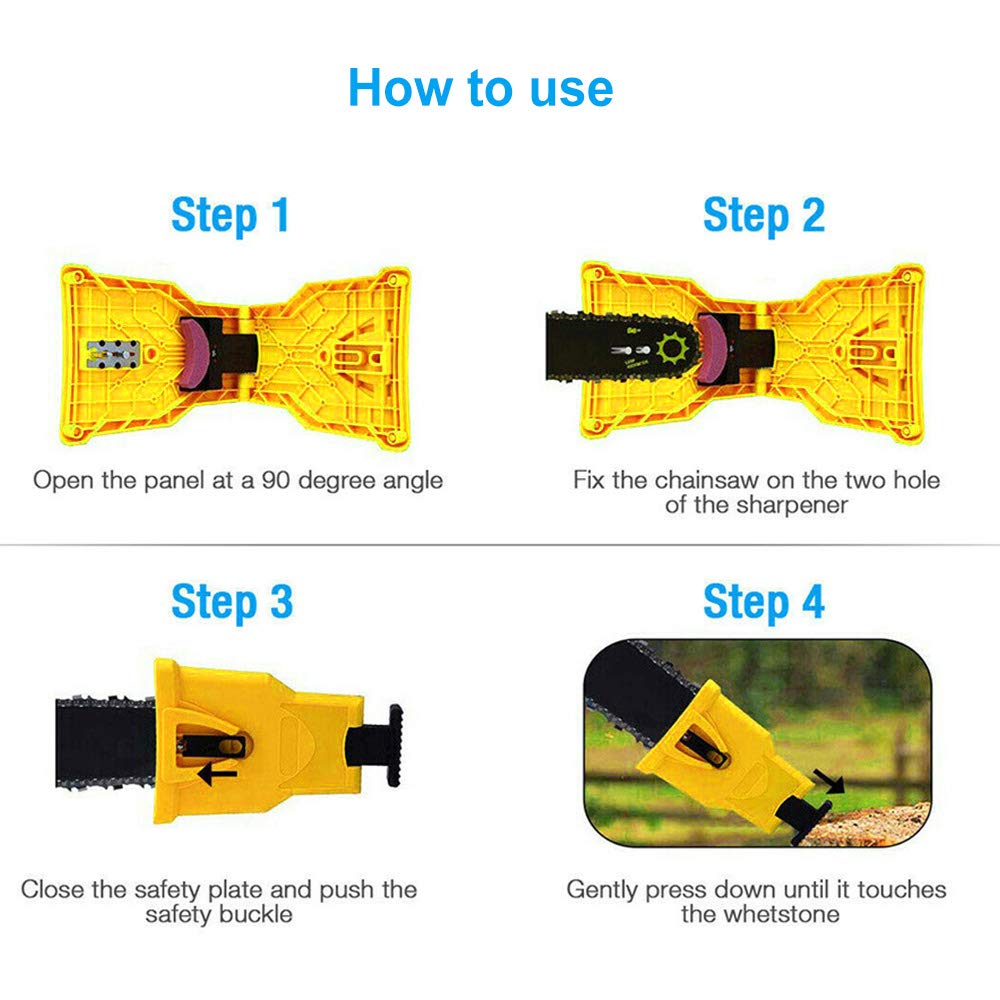 Universal Chain Saw Sharpener