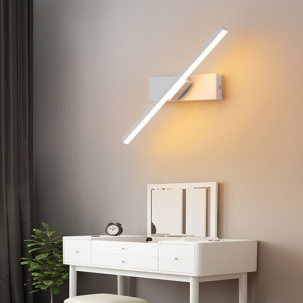 330 Rotatable Creative Strip LED Modern Wall Lamp Wall Sconce Lighting