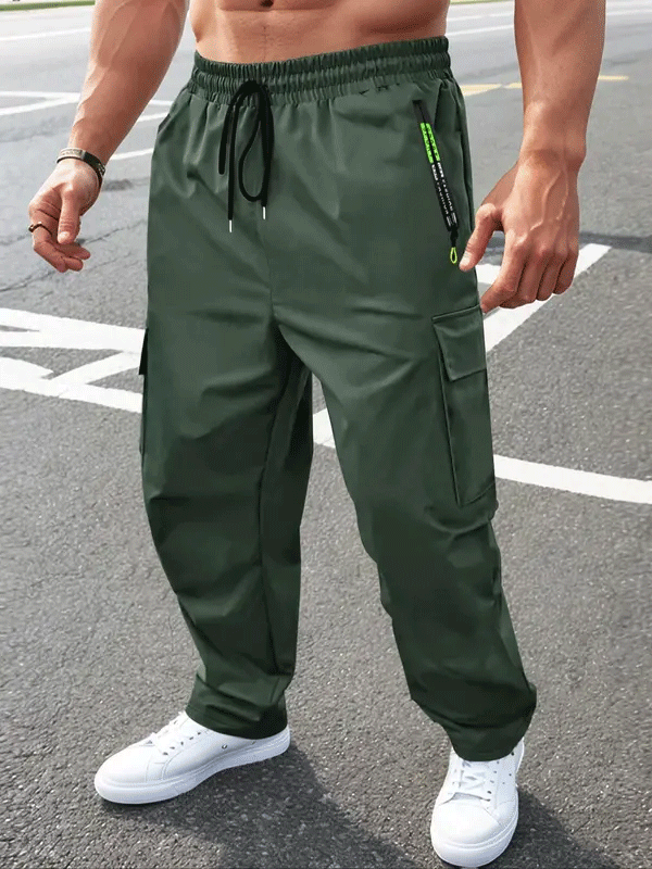 Men’s Casual Cargo Jogger Pants – Comfortable Sporty Trousers for Everyday Wear