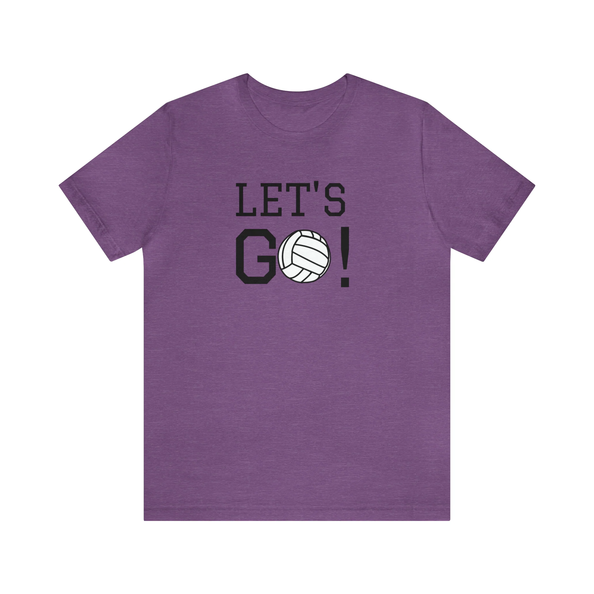 Let's Go! Volleyball Unisex Jersey Short Sleeve Tee