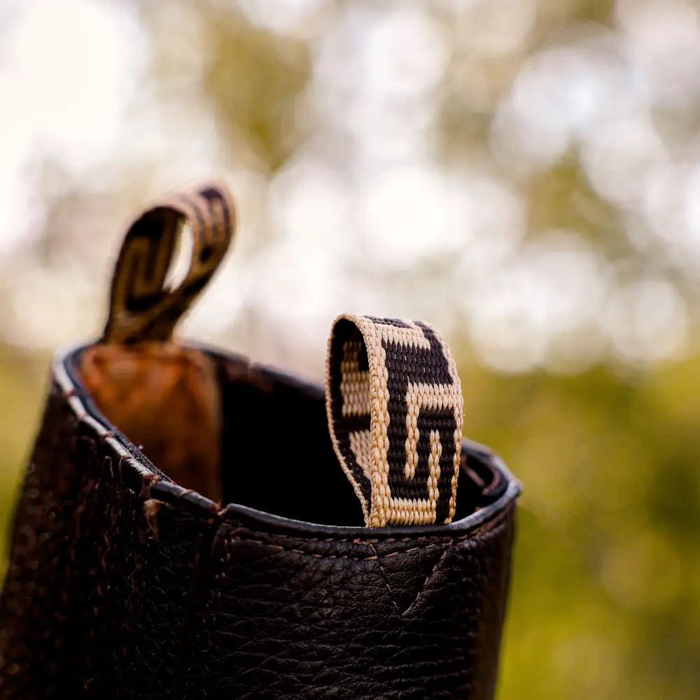 Chocolate Brown Leather Botin - Square Toe