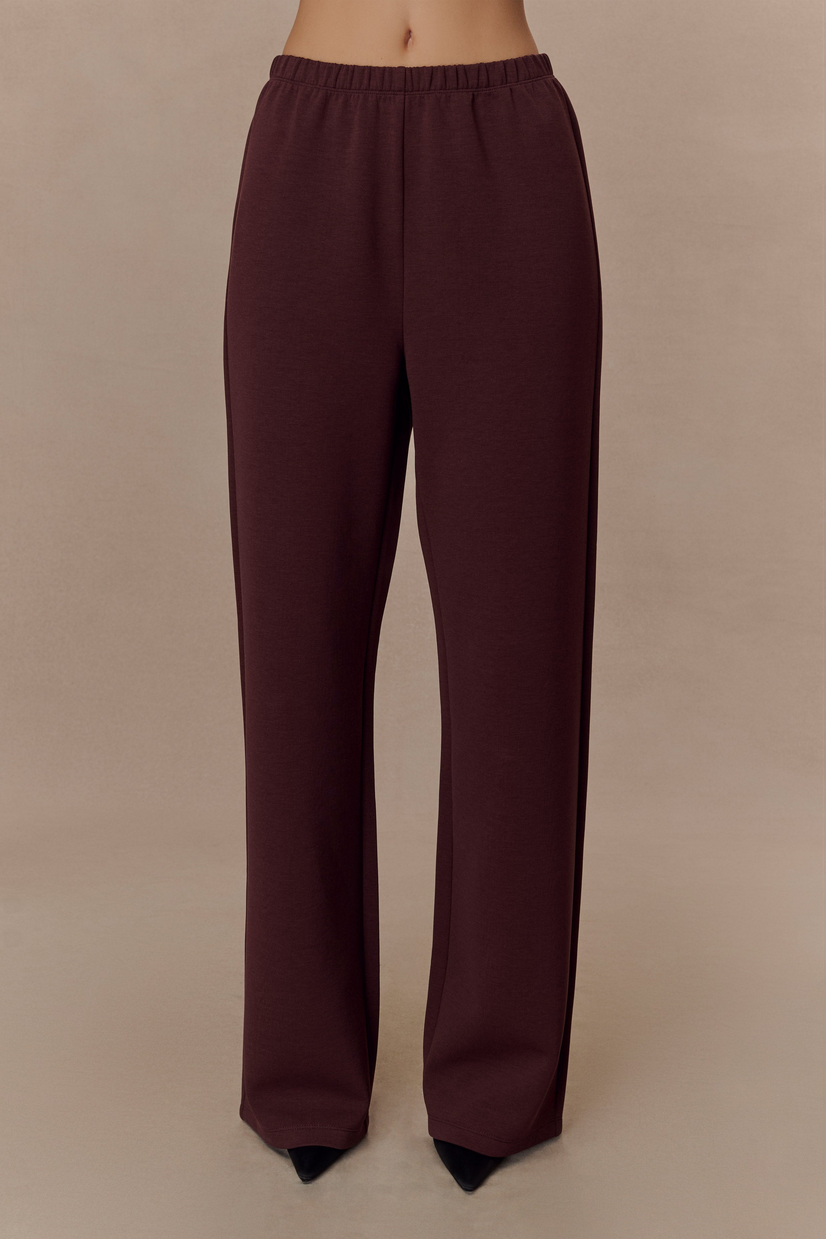 Chocolate Straight Leg Jogger