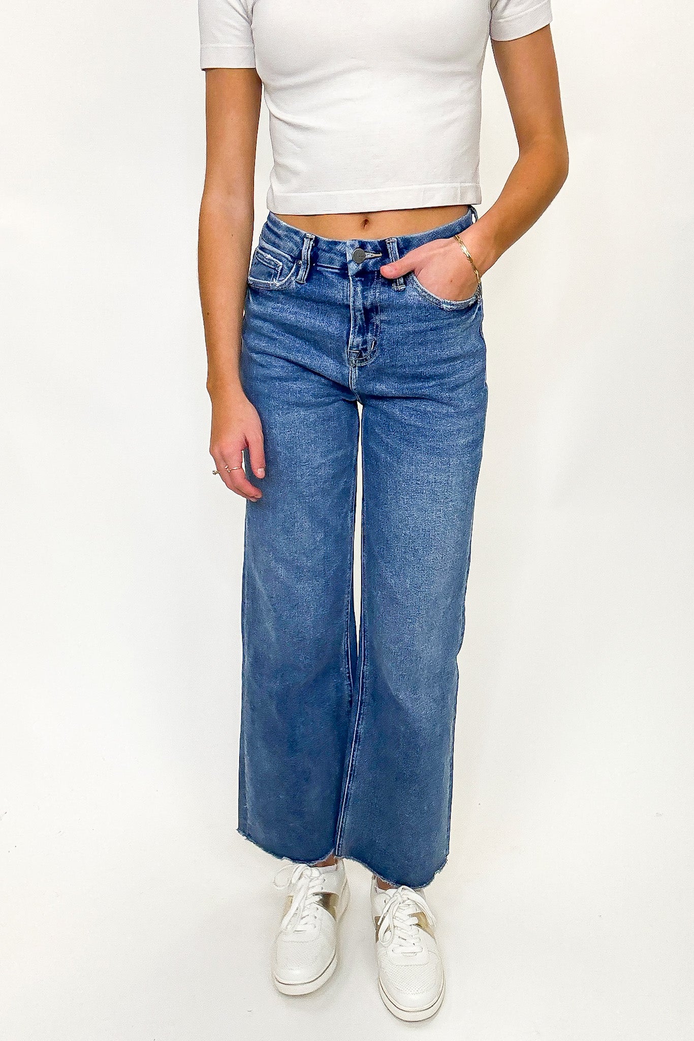 Altitude Super High Wide Leg Jeans