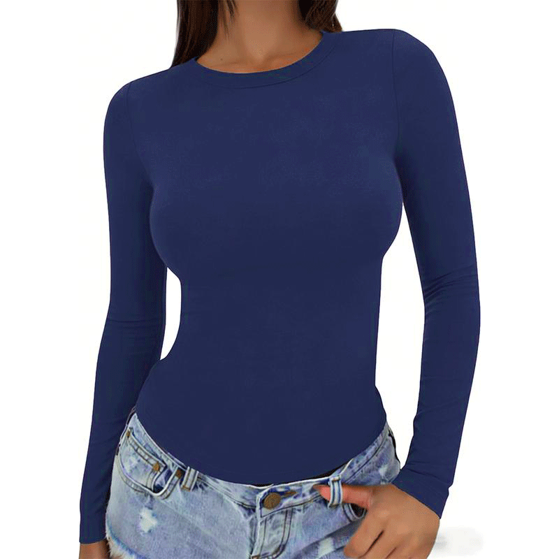 Women’s Slim-Fit Long Sleeve Thermal Base Layer Top