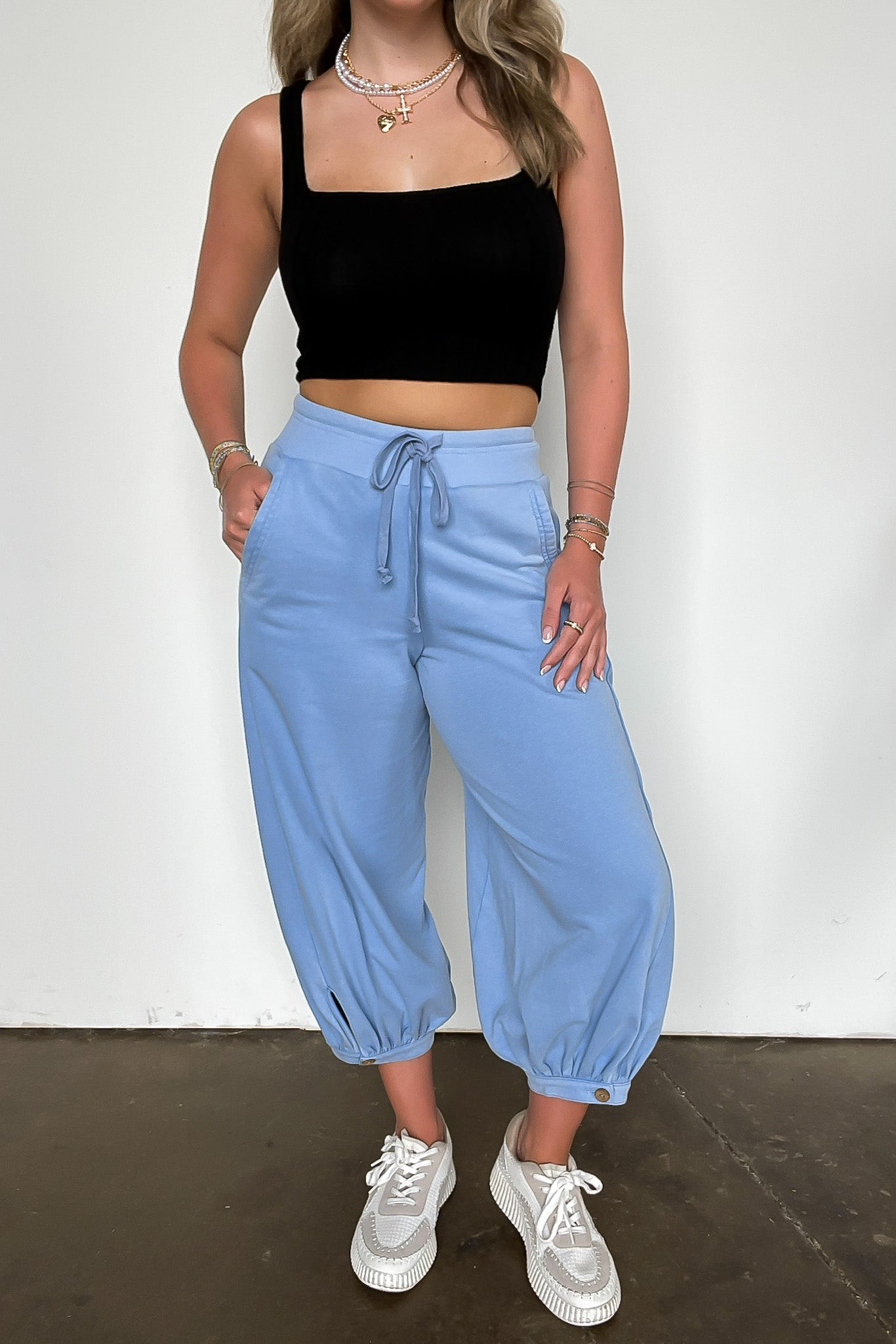 Acid Wash Bubble Pants