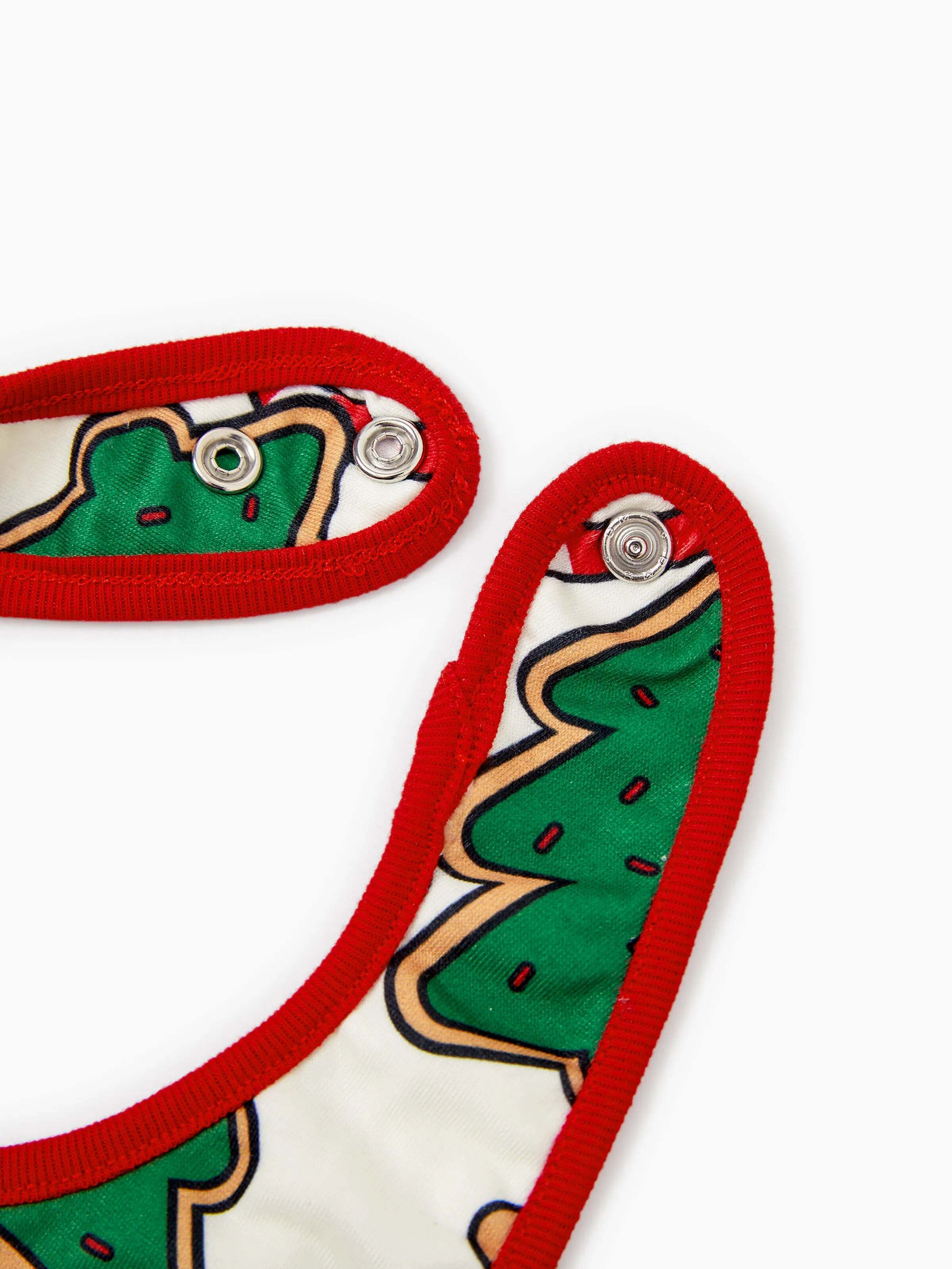 Christmas Matching Family Pajamas Set Christmas Tree Print Red and Apricot PJS with Christmas Socks Apricot