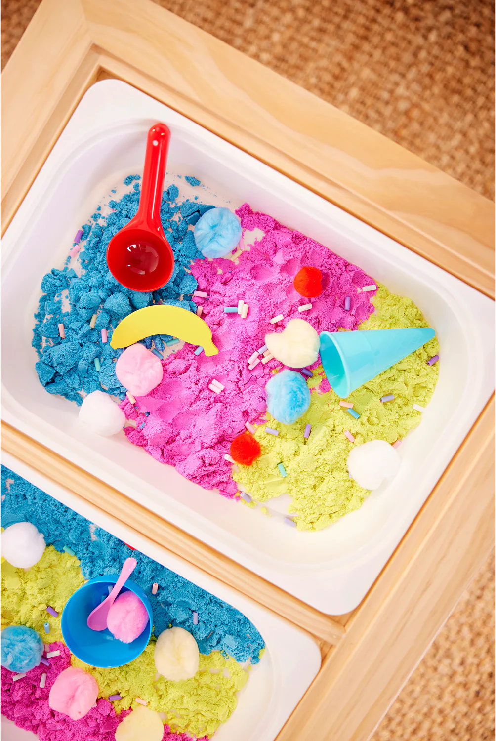Ice-Cream Sensory Activity Table