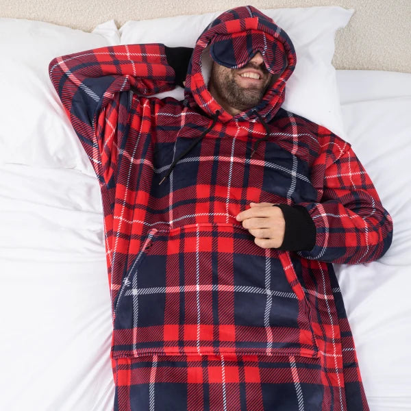 Wearable blanket Oversized with sherpa lining One size fits most.