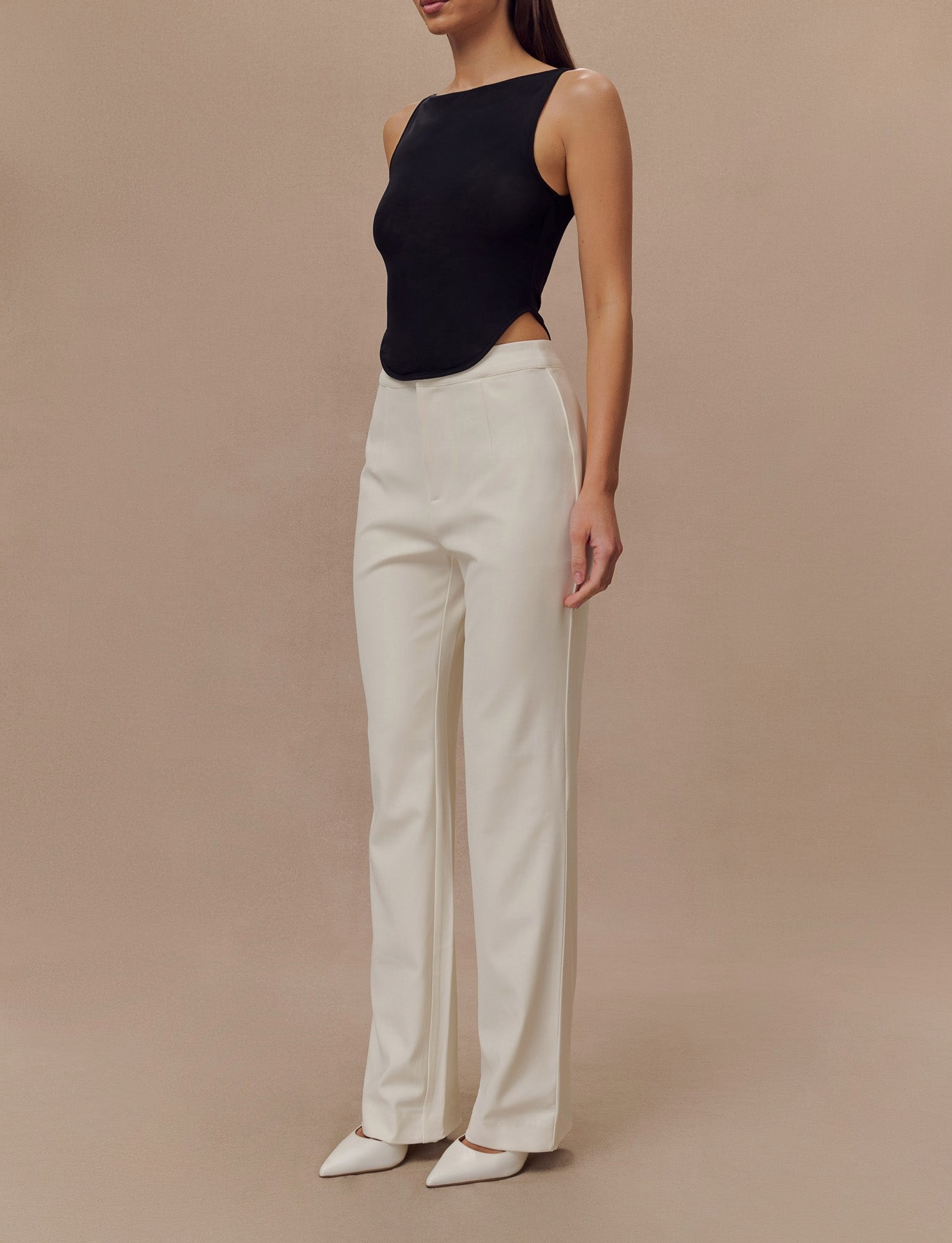 Ivory Straight Leg Pant