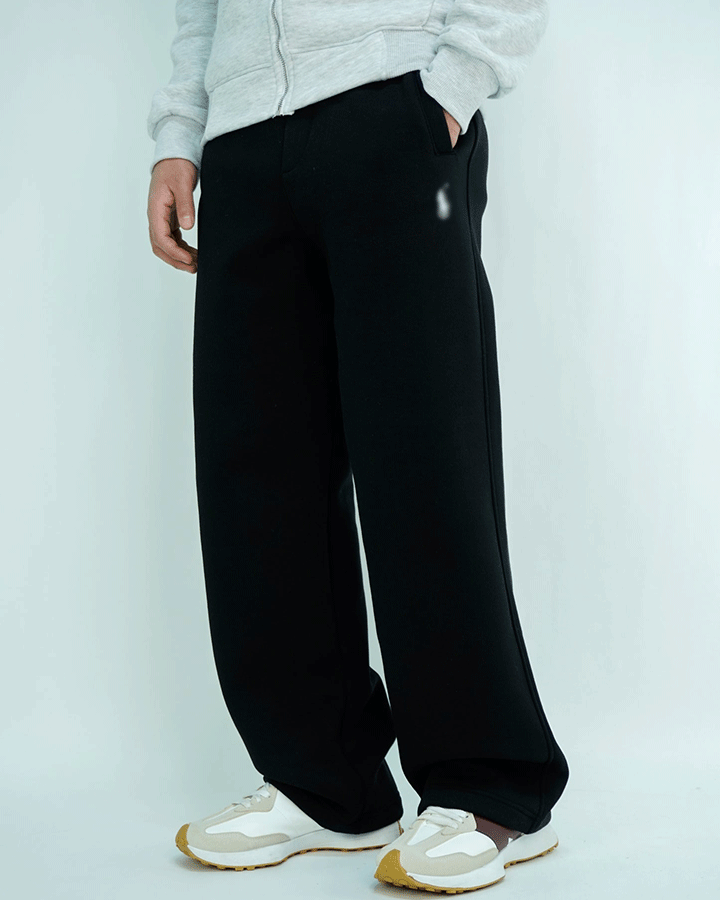 Men’s Baggy Fleece Joggers (Relaxed Wide Fit)