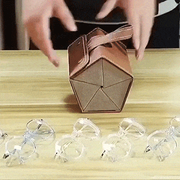 Multiple Glasses Leather Storage Case