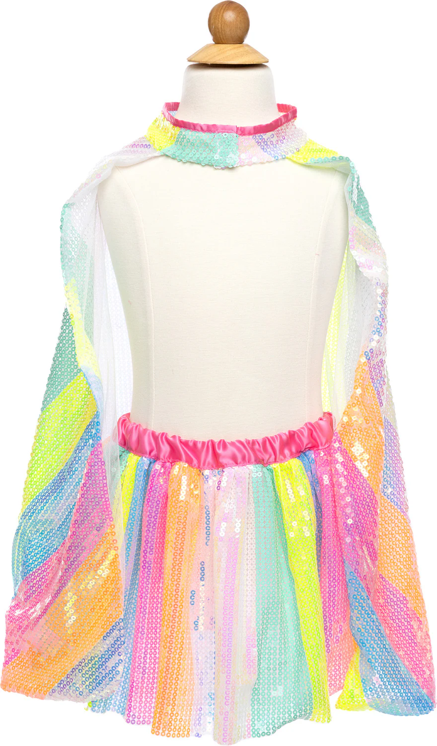 Stripy Sequins Cape (Kids 4/6)