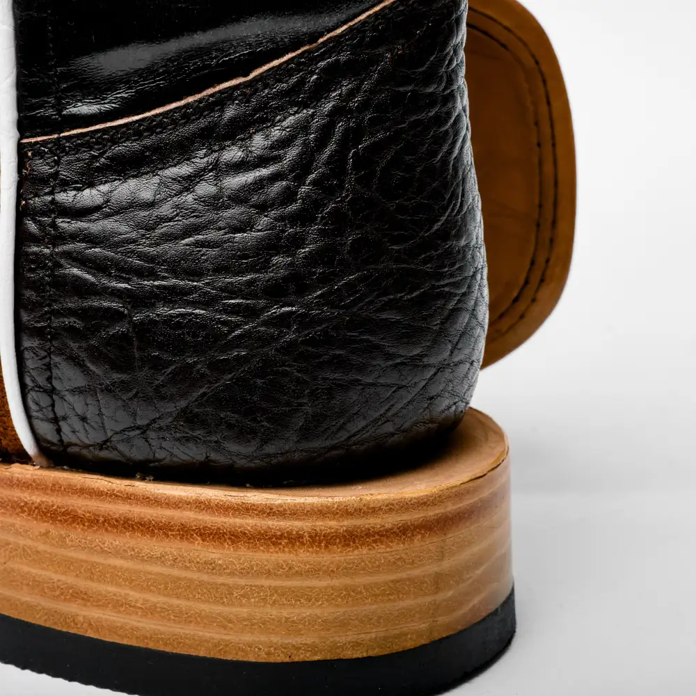 Honey Rough-Out Boots - Square