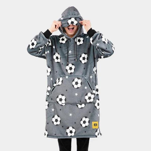 Wearable blanket Oversized with sherpa lining One size fits most.