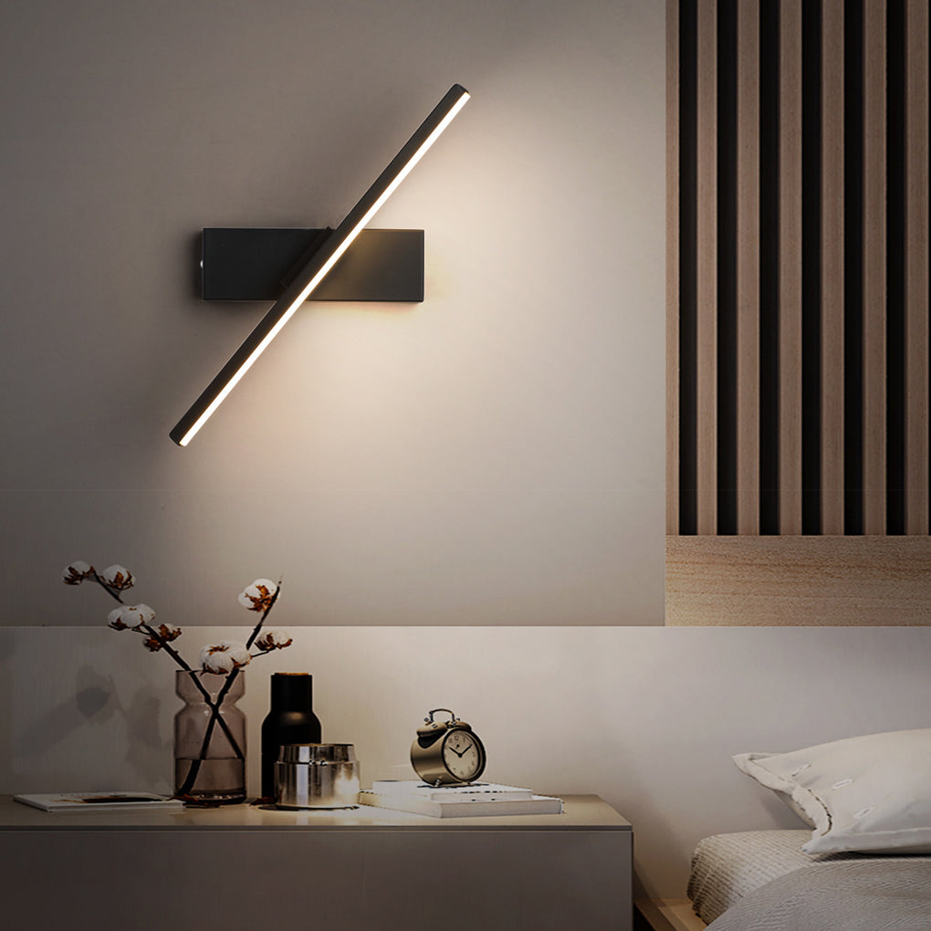 330 Rotatable Creative Strip LED Modern Wall Lamp Wall Sconce Lighting