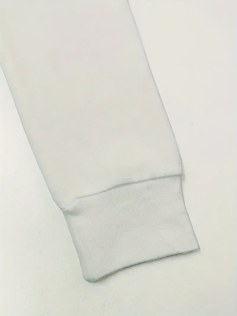 Women's Solid Casual Lounge Set, Long Sleeve Round Neck Top & Elastic Drawstring Pants, Comfortable Relaxed Fit For Fall