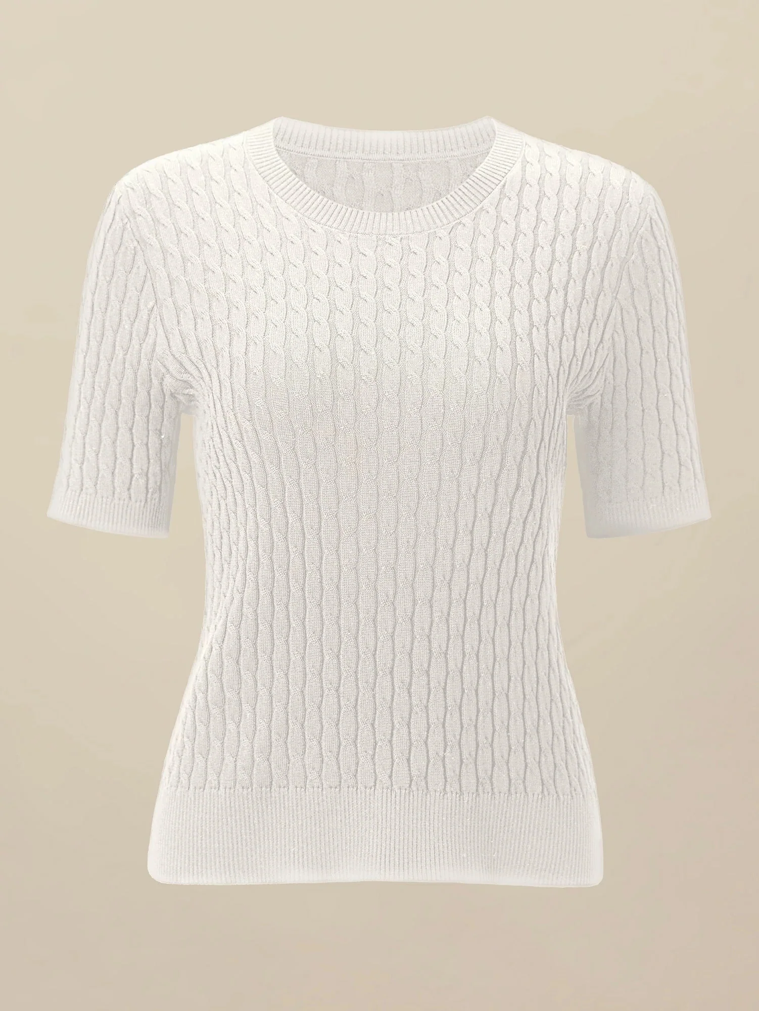100% Lyocell Knit Sweater Top
