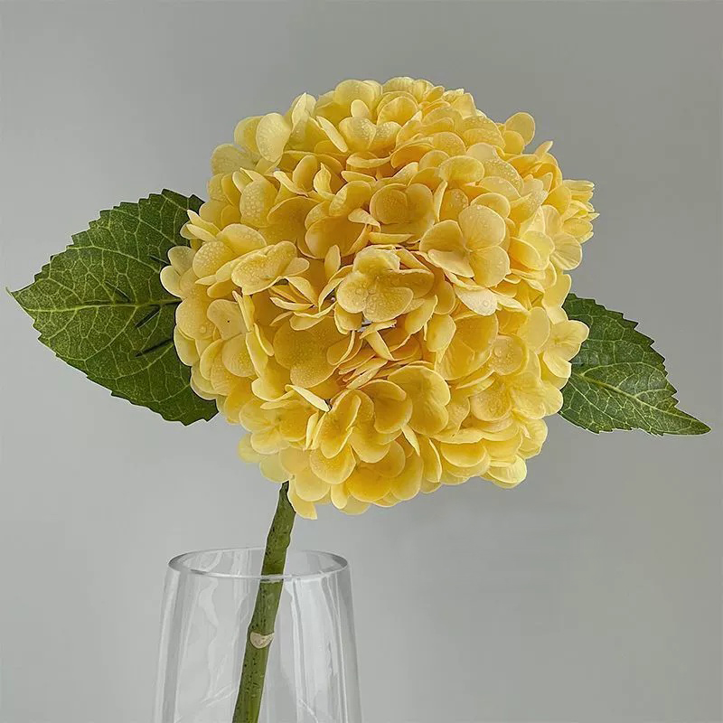 3-Pack Lifelike Hydrangea Silk Flowers  UV-Resistant for Indoor/Outdoor Decor