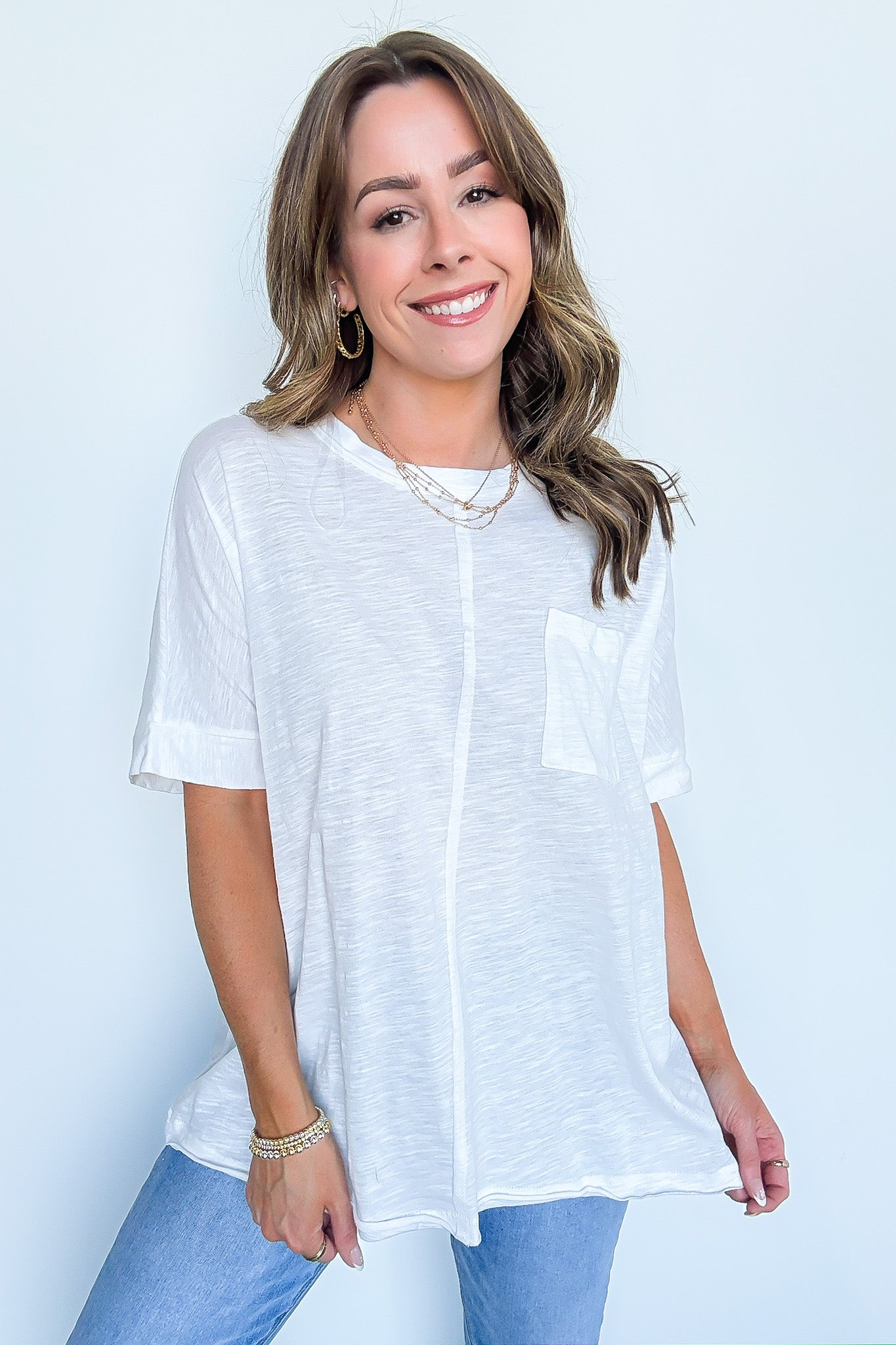 Live in Comfort Relaxed Pocket Tee