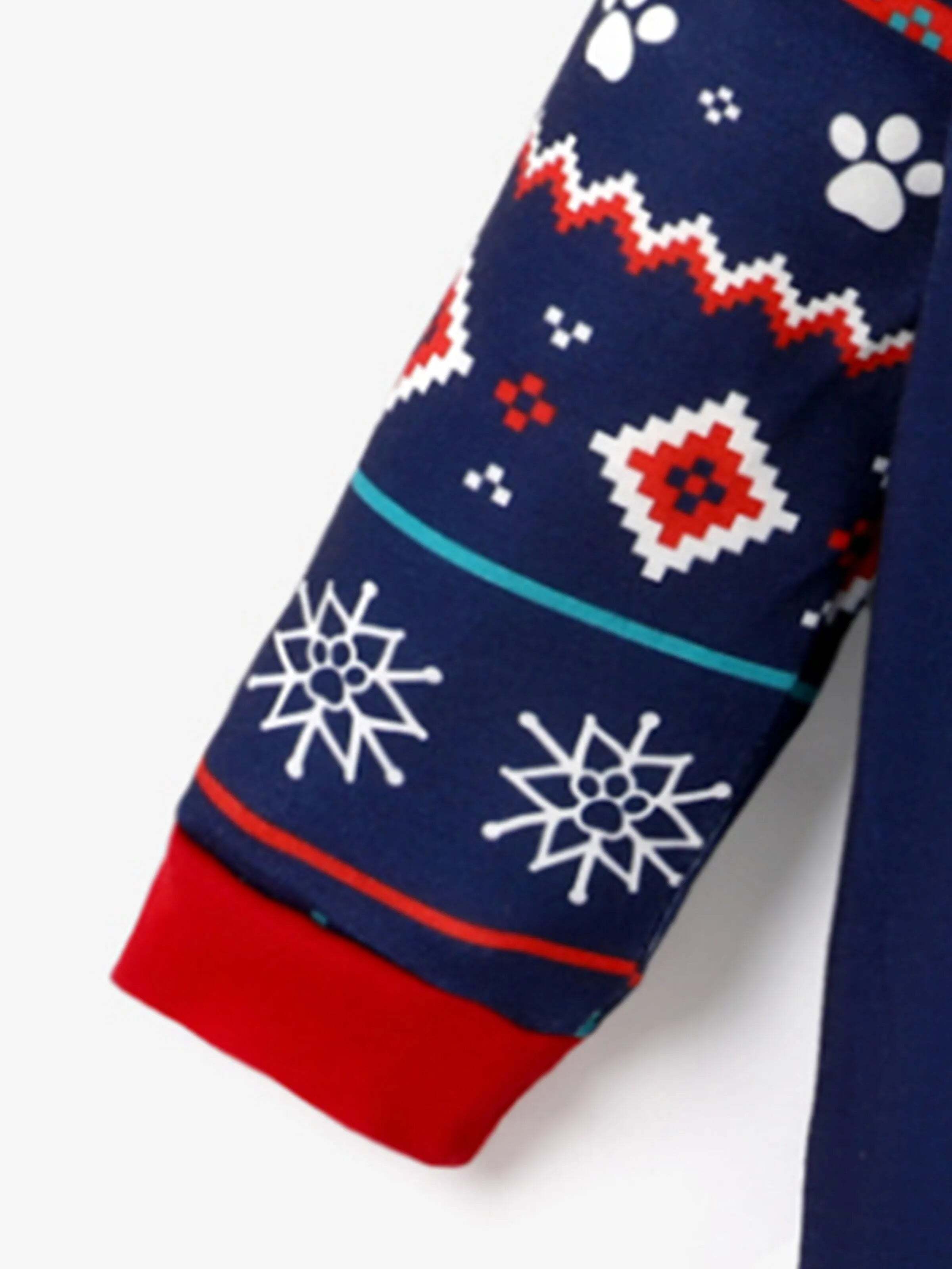 PAW Patrol Christmas Family Matching Allover Print Long-sleeve Pajamas Sets with Christmas Socks