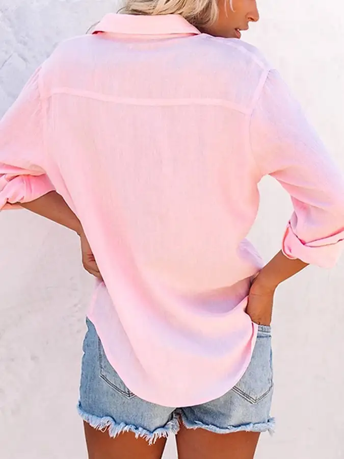 Spring Shirt Women's Fashion Casual Shirt