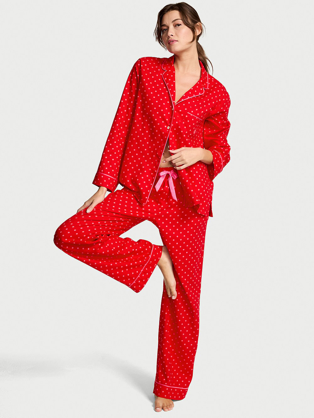 VS Flannel Long Pajama Set