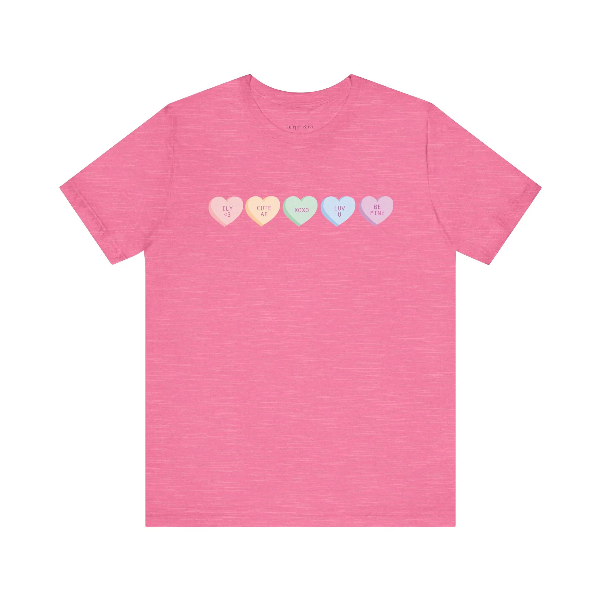 Convo Hearts Unisex Jersey Short Sleeve Tee