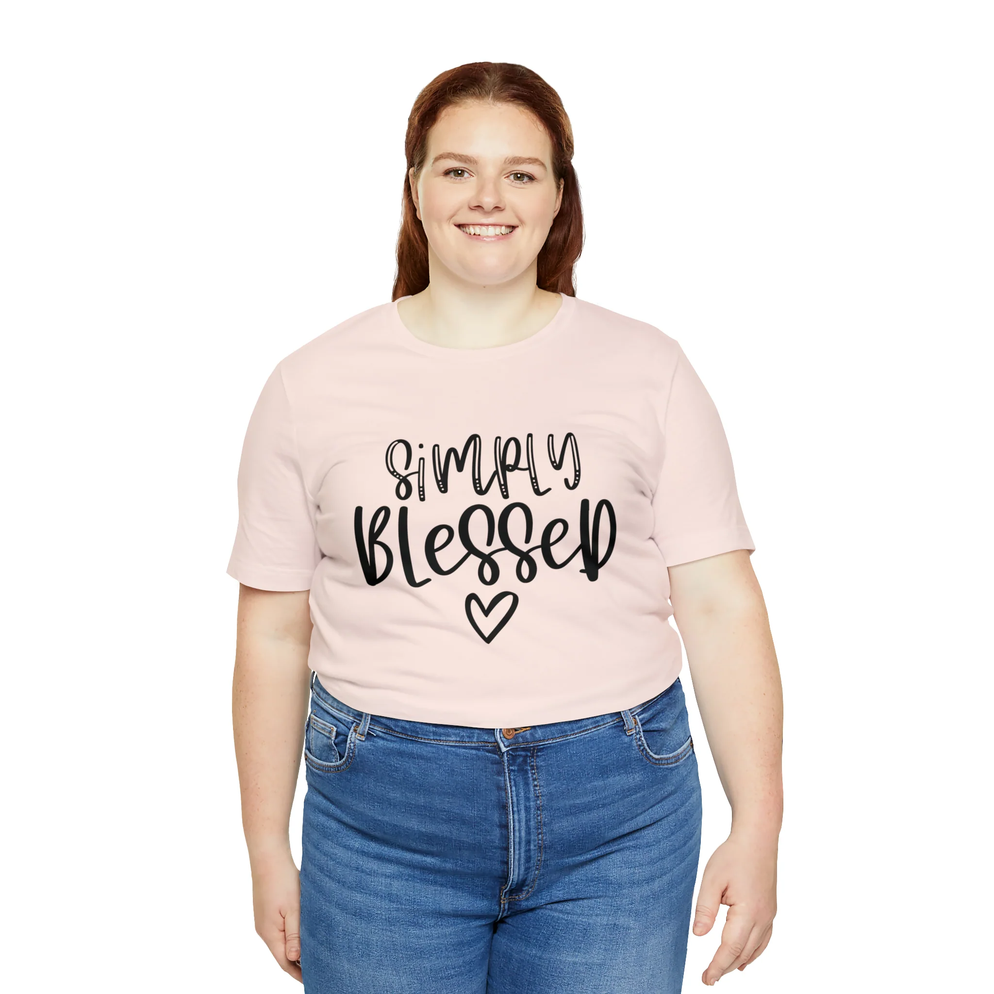 Simply Blessed Unisex Jersey Short Sleeve Tee