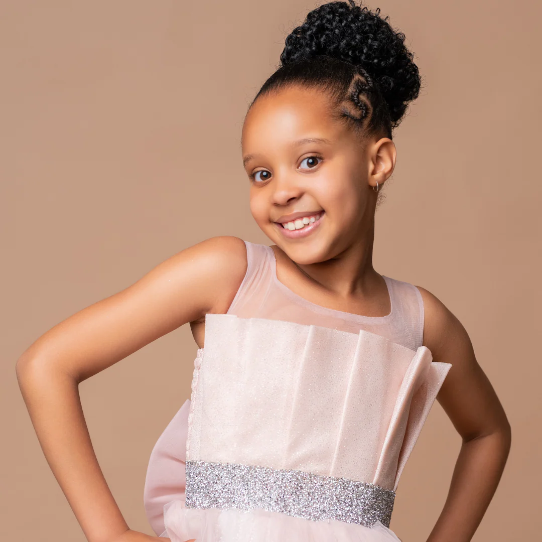 Pale Pink Sparkle Dress