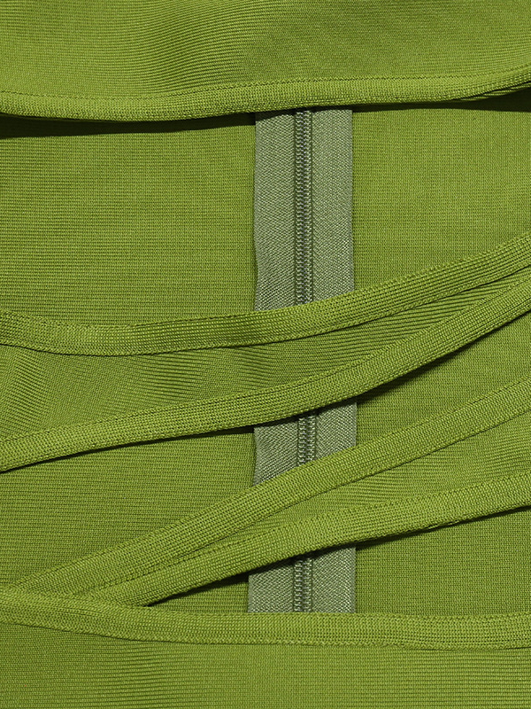 Casual Wrap Irregular Clipping Backless Solid Dress