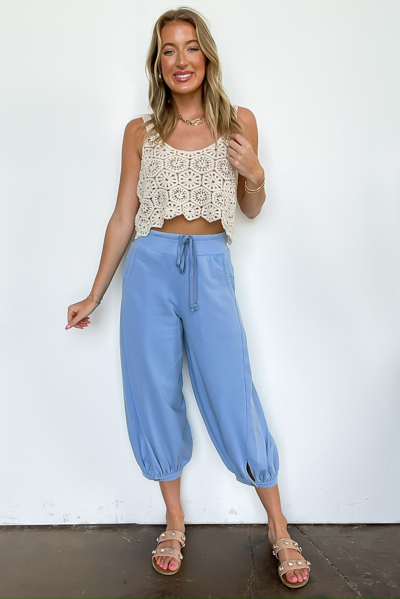 Acid Wash Bubble Pants