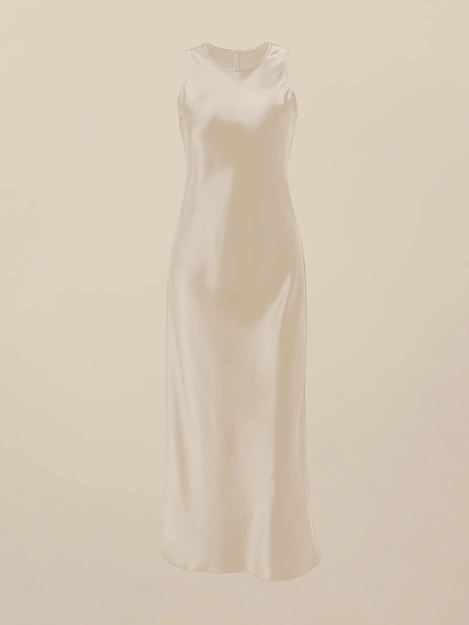 Acetate Sleeveless Long Dresses