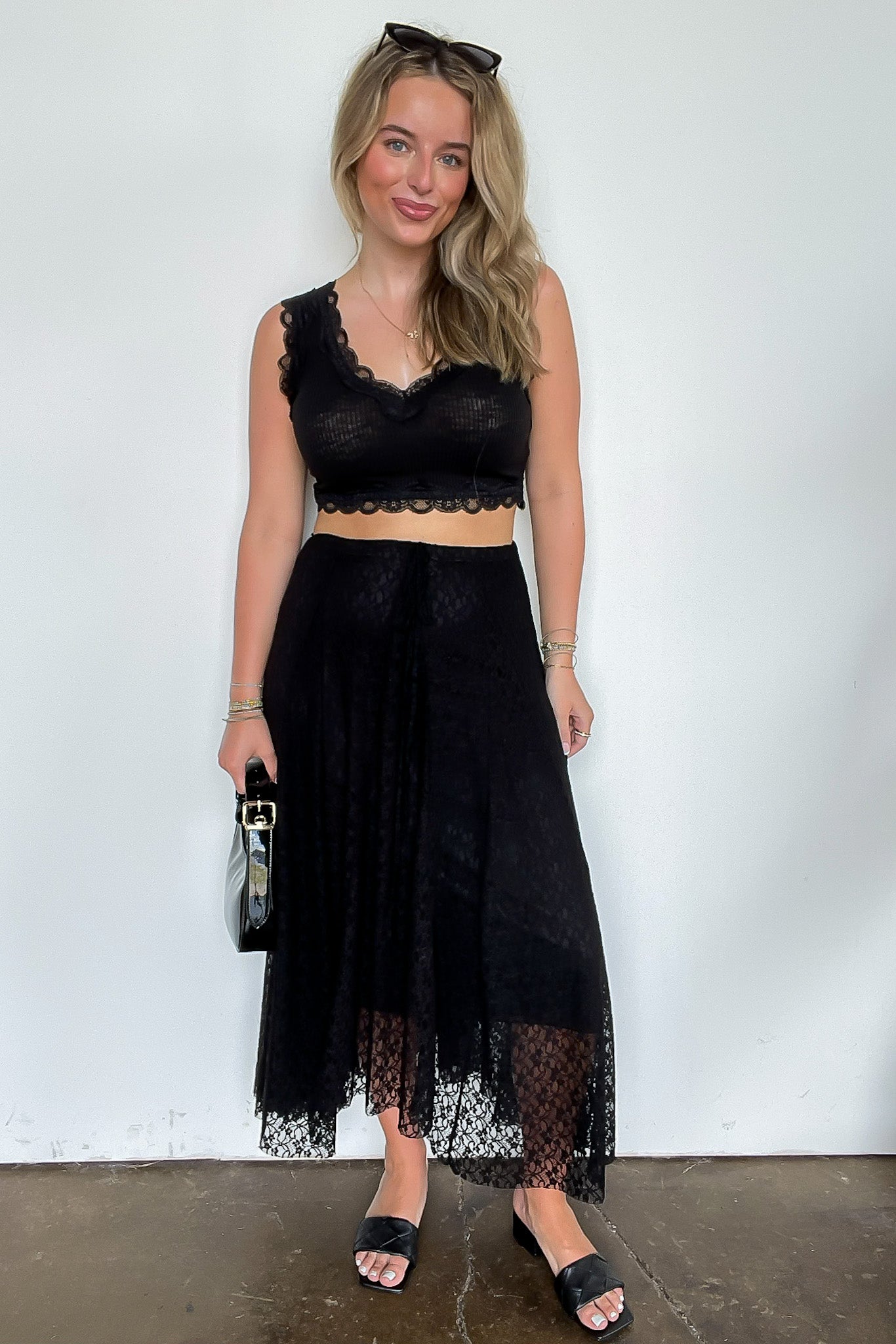 Lace Maxi Skirt