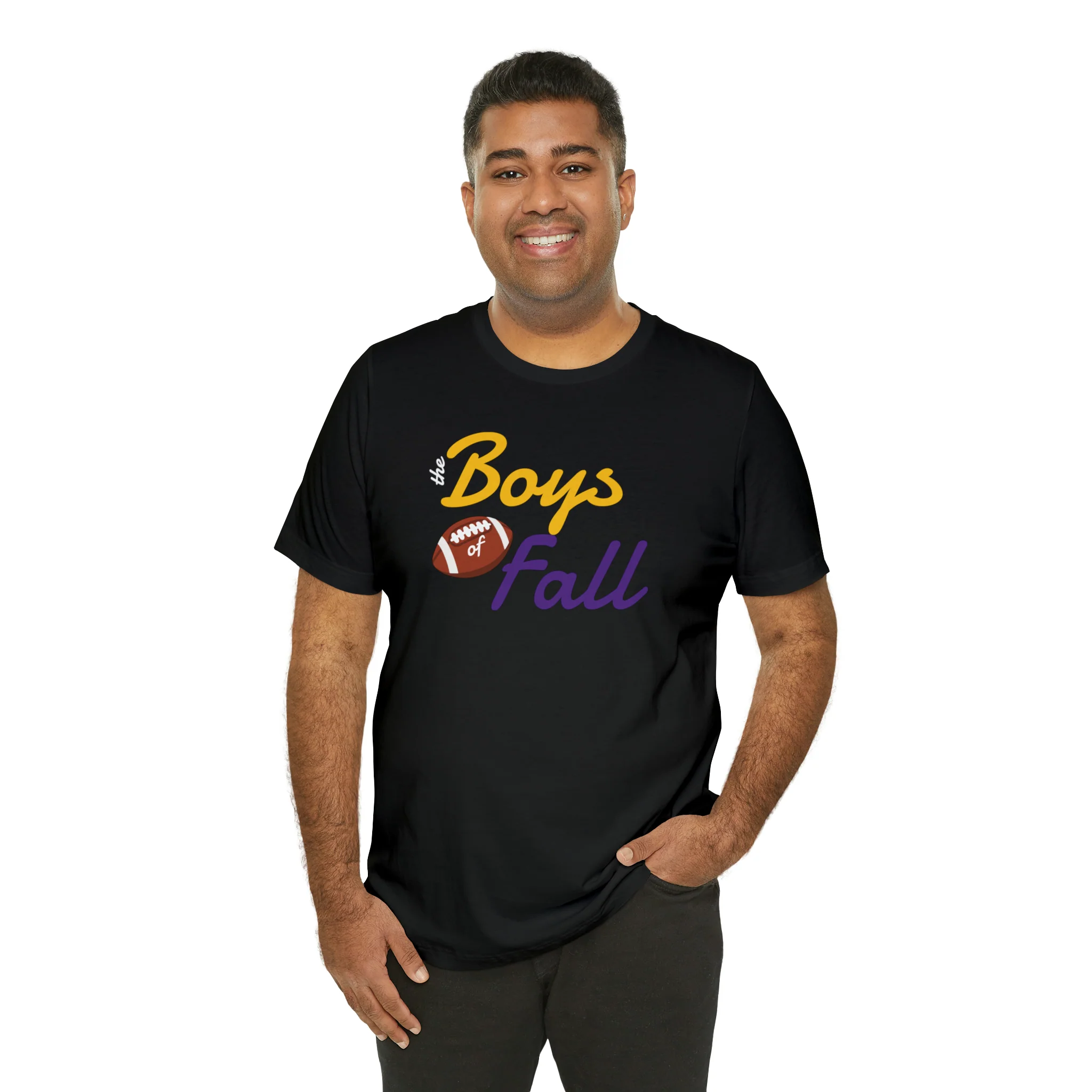 Boys of Fall Football Patch Unisex Softstyle T-Shirt