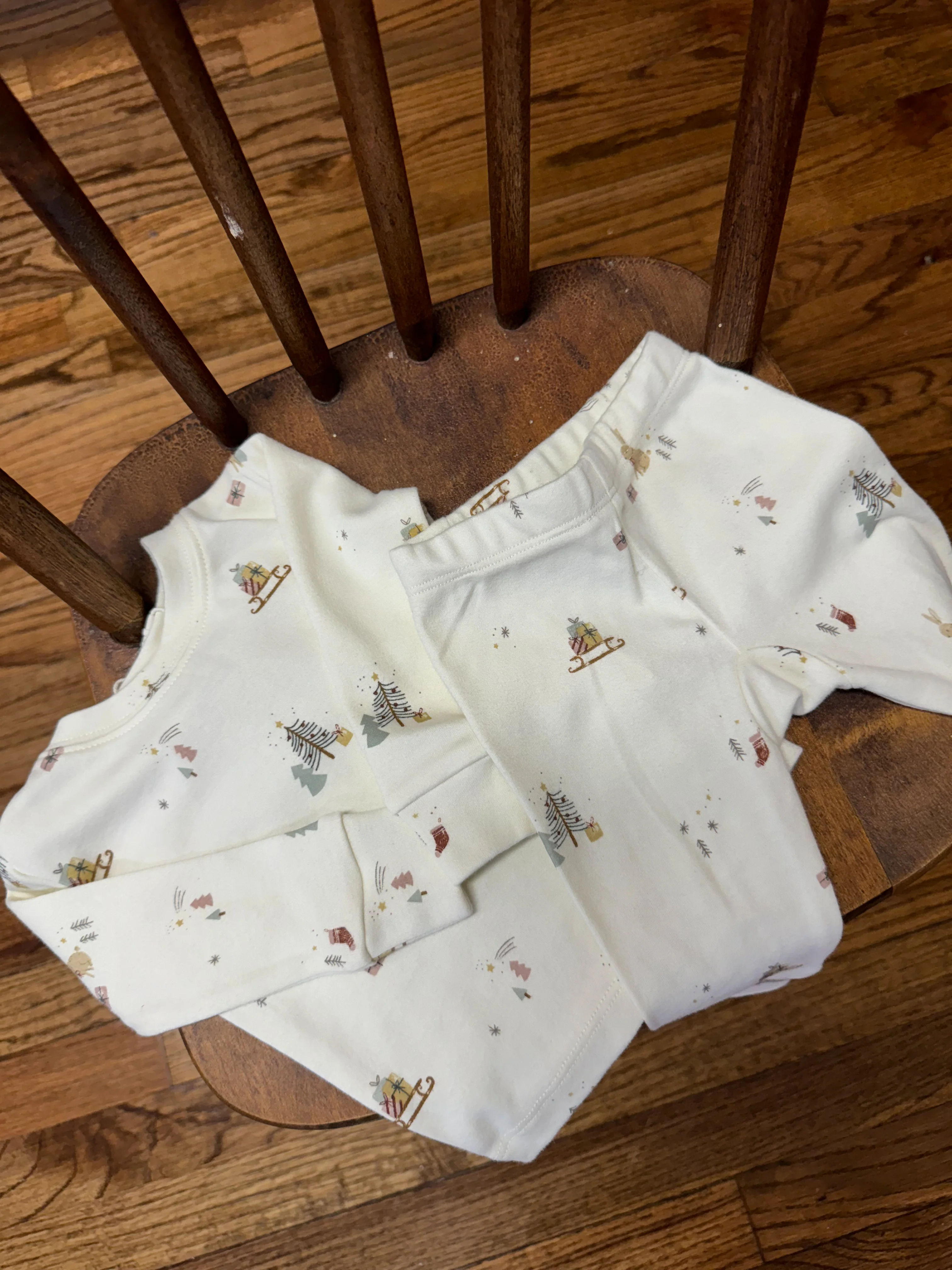 Organic Long John Pajamas || Presents