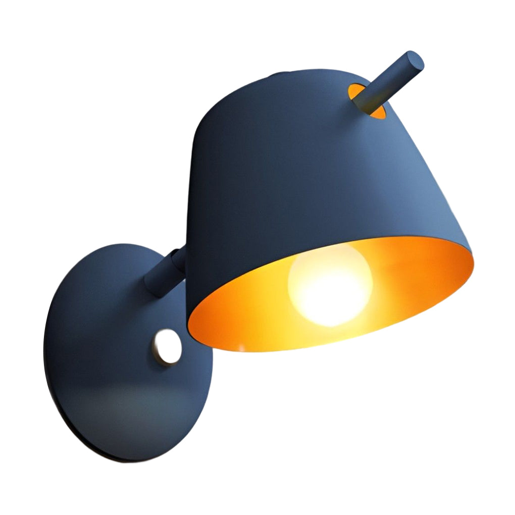 Unique Matte Metal Nordic Plug in Wall Sconce Lighting Wall Light Fixture