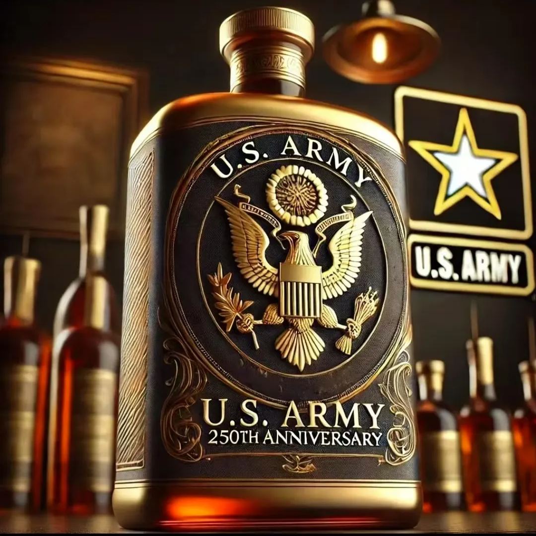 250th Anniversary U.S. Military Commemorative Bottle