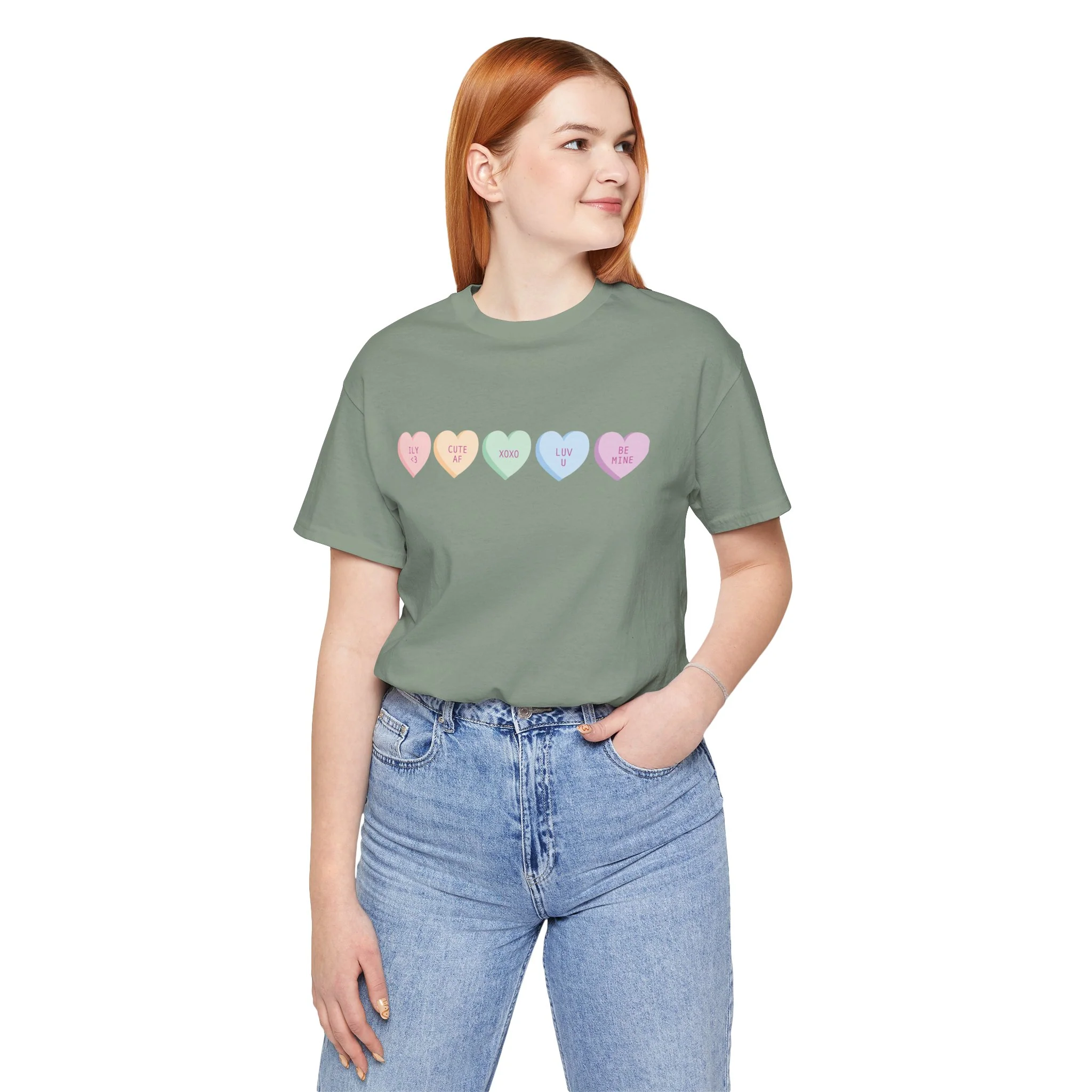 Convo Hearts Unisex Jersey Short Sleeve Tee